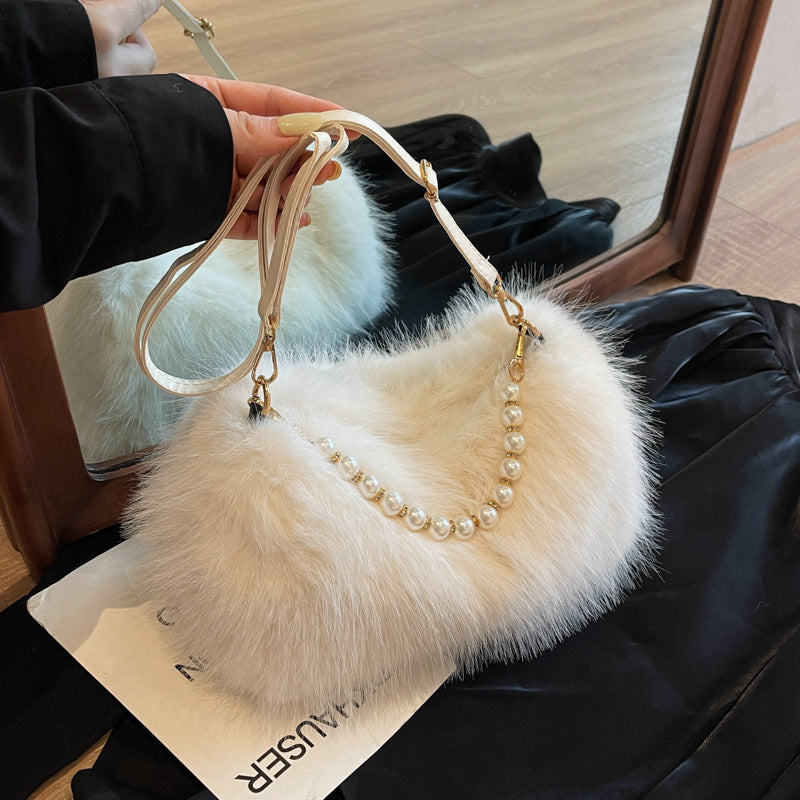 Shoulder Bags Pearl Chain