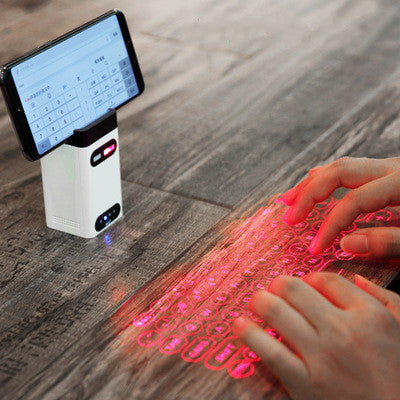 Wireless Projector Phone Keyboard