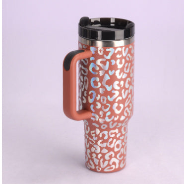 40 Oz Tumbler With Handle Straw Insulated