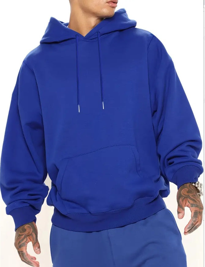 Men's Solid Hooded