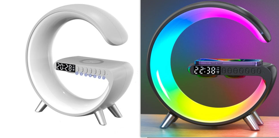 Shaped LED Lamp Bluetooth Speaker Wireless Charger