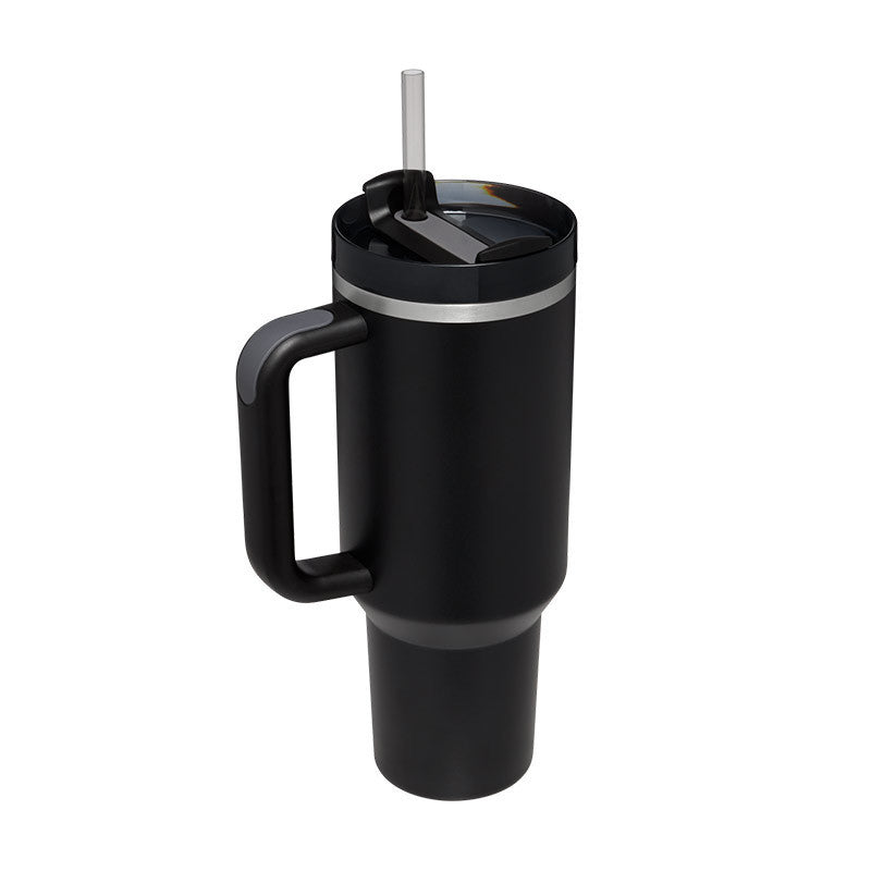 40 Oz Tumbler With Handle Straw Insulated